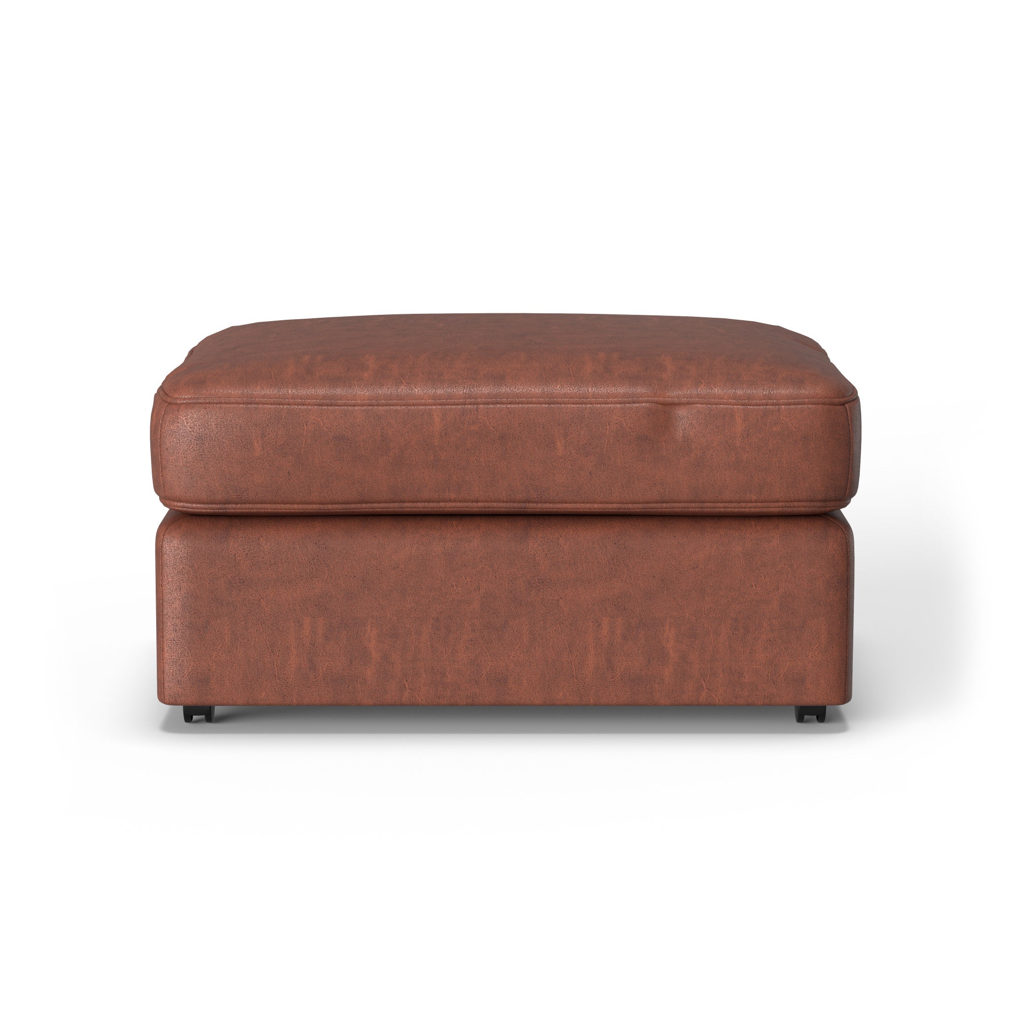 Vail Leather Ottoman 8 Vail Leather Ottoman