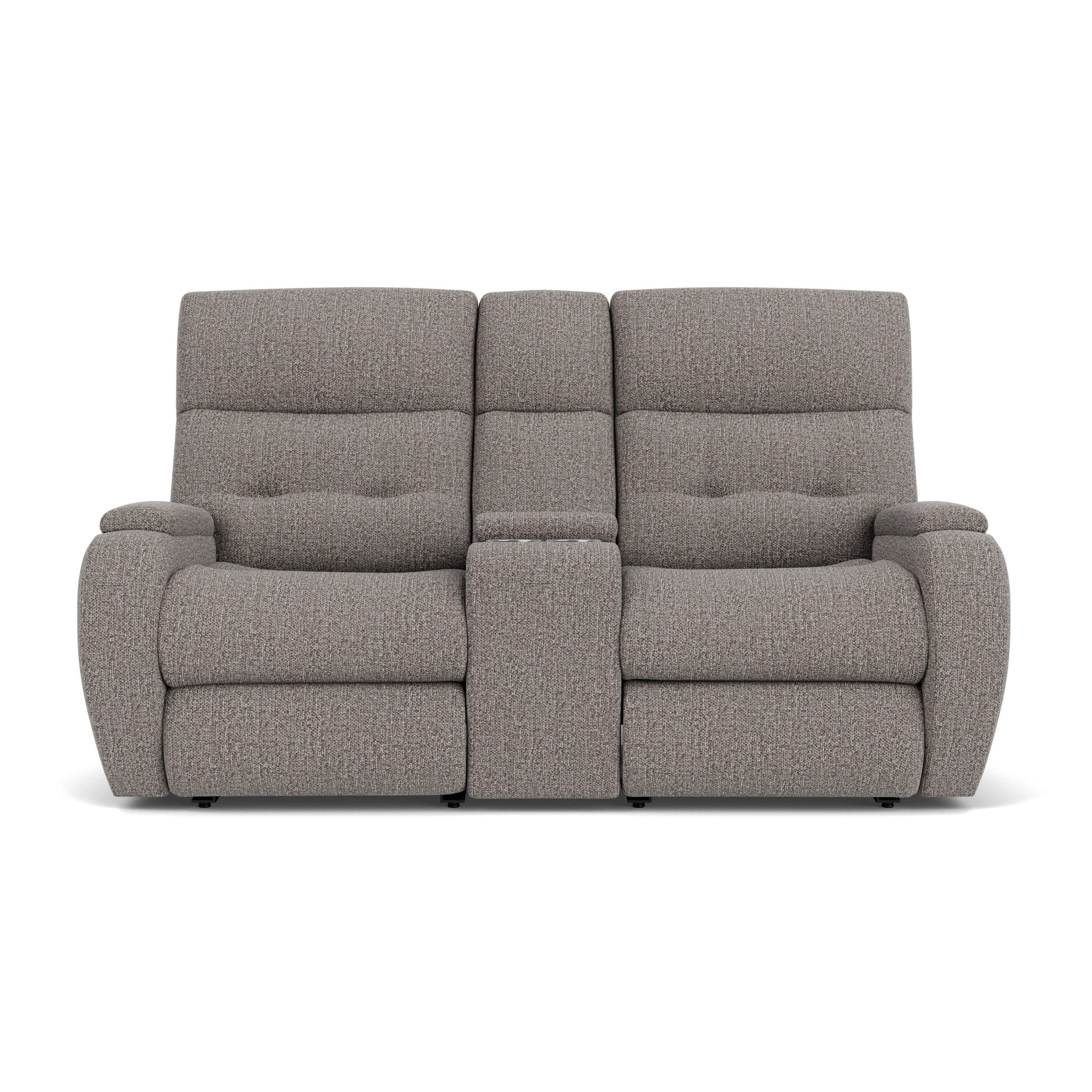 Strait Fabric Power Recliner with Power Headrest & Lumbar 4 Strait Fabric Power Recliner with Power Headrest & Lumbar