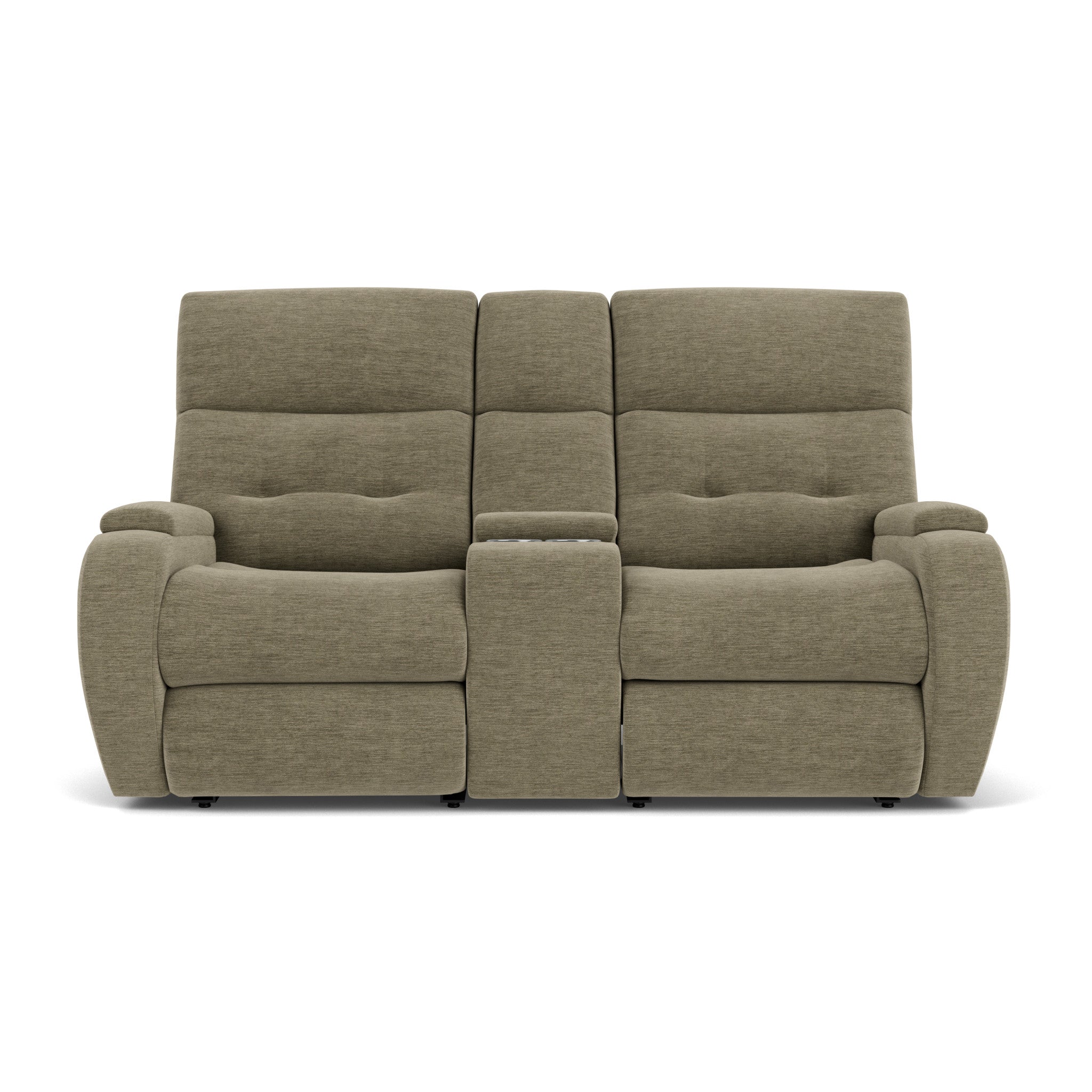 Strait Fabric Power Recliner with Power Headrest & Lumbar 9 Strait Fabric Power Recliner with Power Headrest & Lumbar