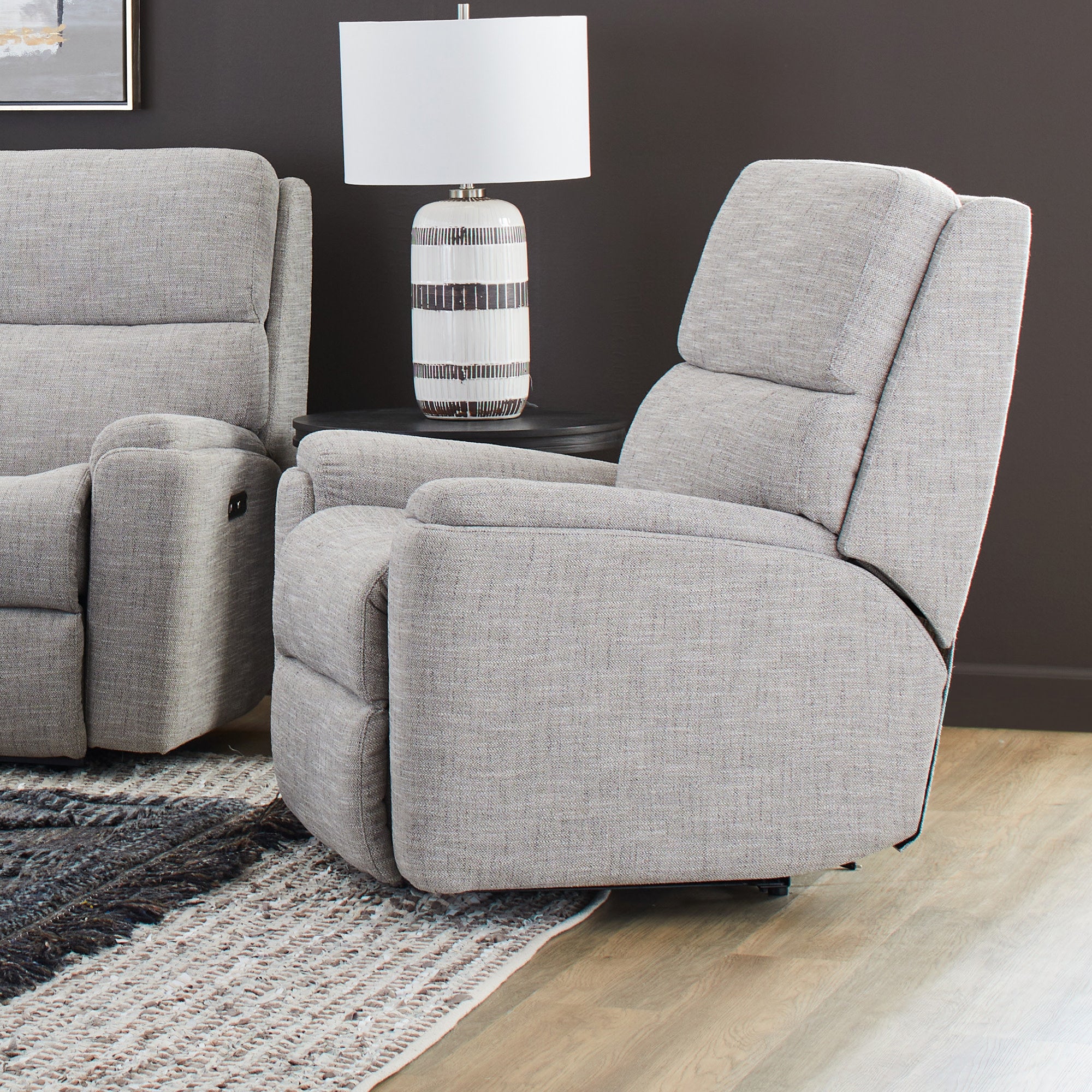 Rio Fabric Power Recliner with Power Headrest 3 Rio Fabric Power Recliner with Power Headrest