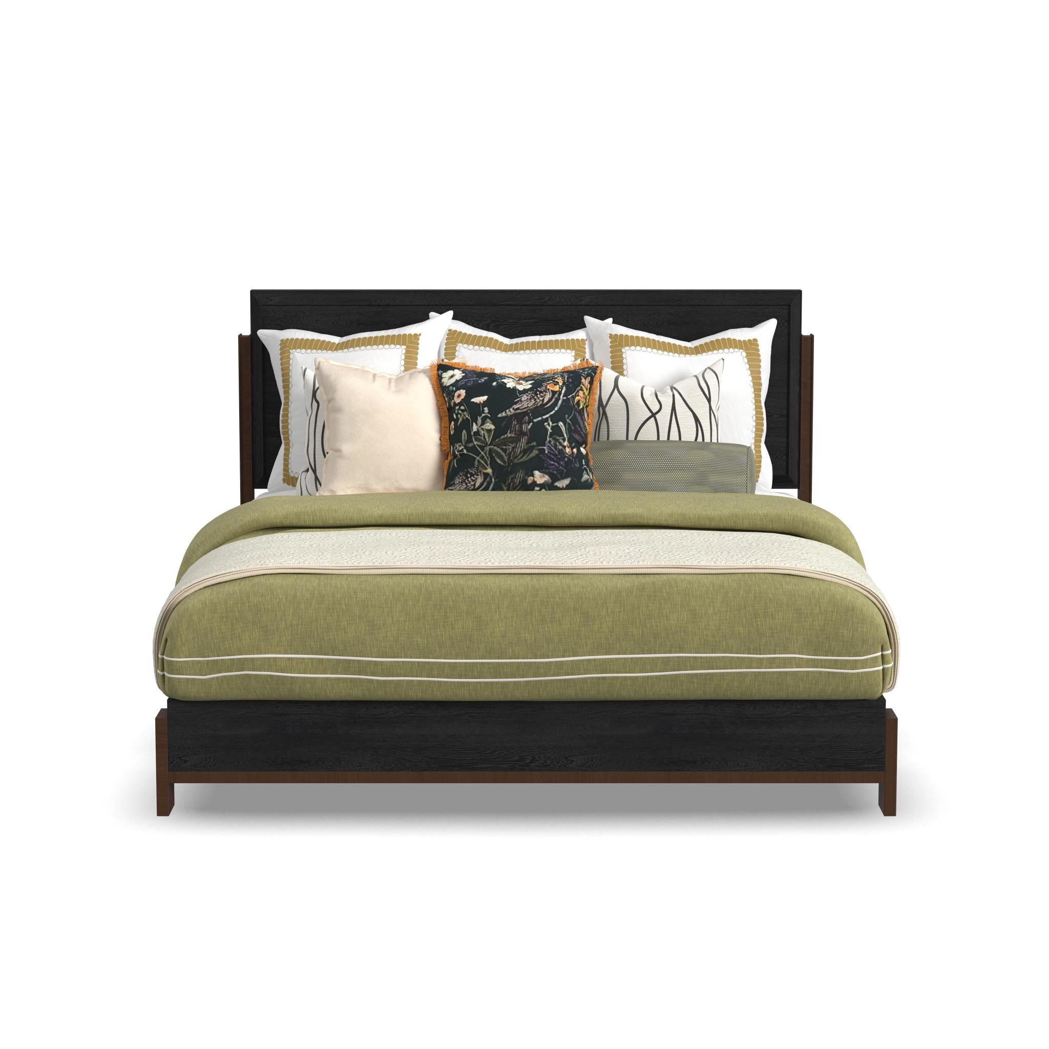 Waterfall King Panel Bed 4 Waterfall King Panel Bed