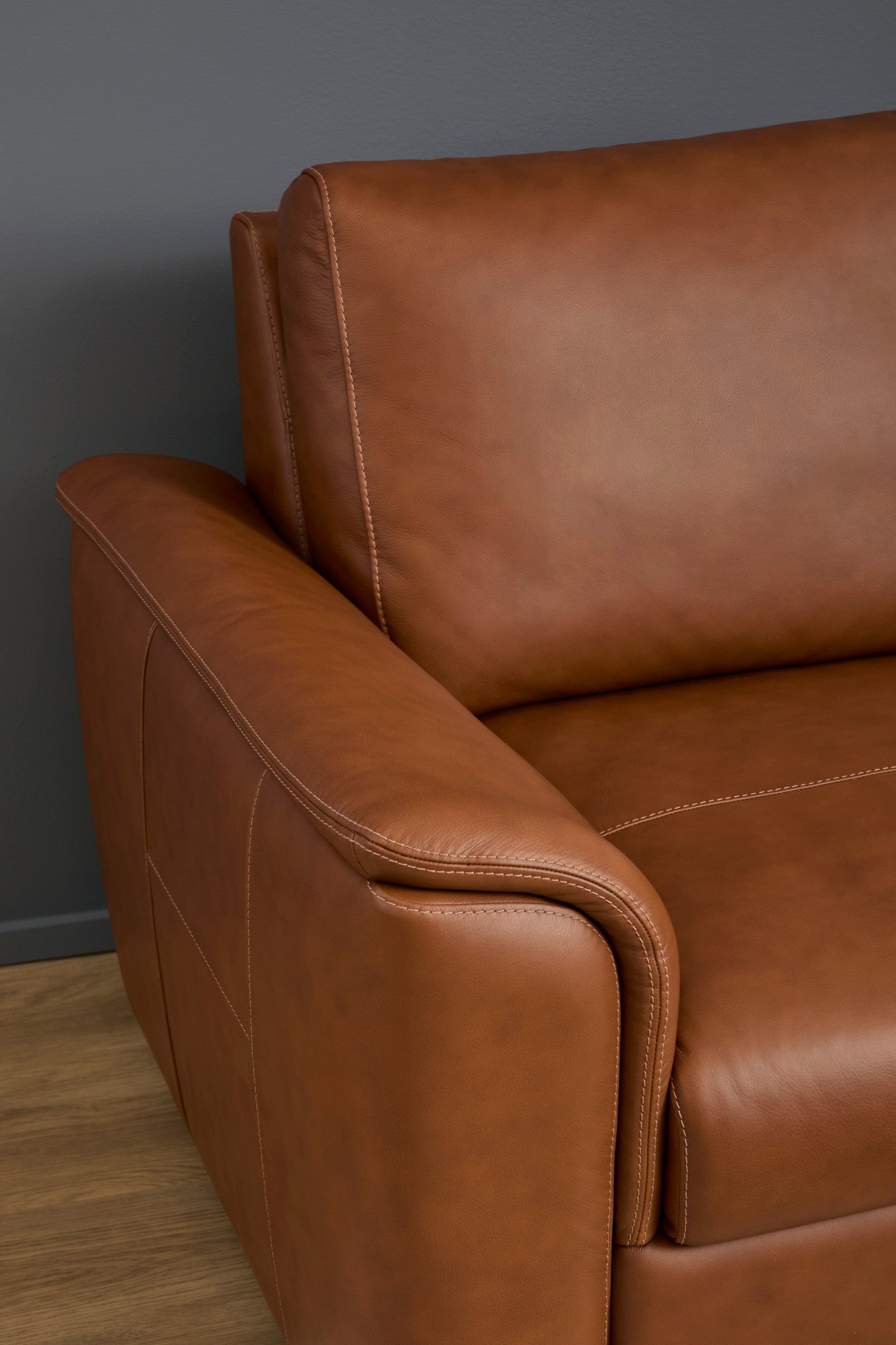 Henry Caramel Leather Sofa 7 Henry Caramel Leather Sofa
