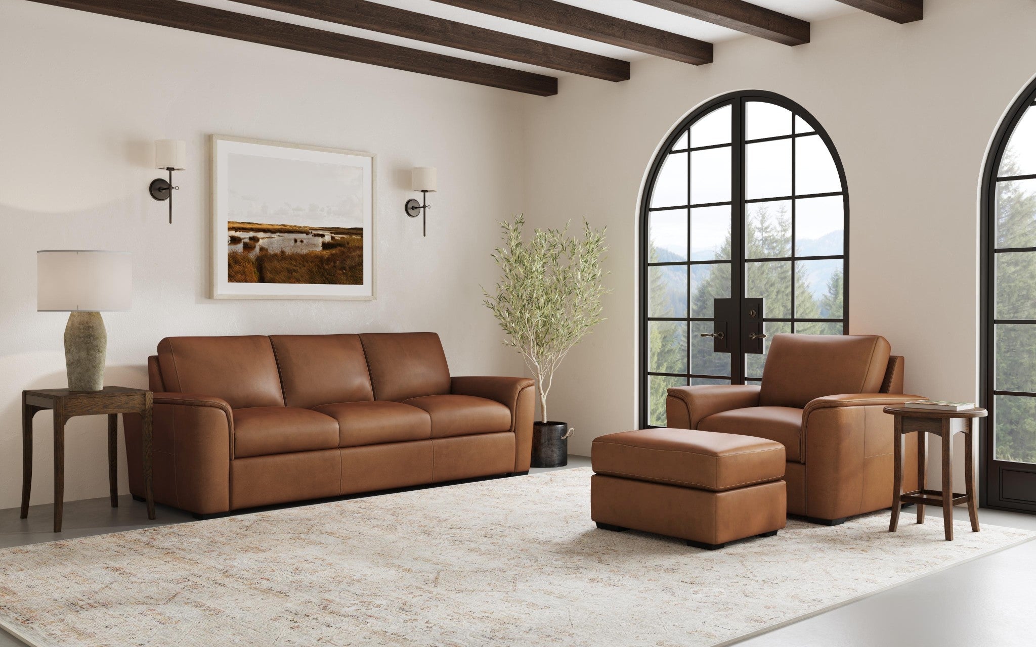 Henry Caramel Leather Sofa 10 Henry Caramel Leather Sofa