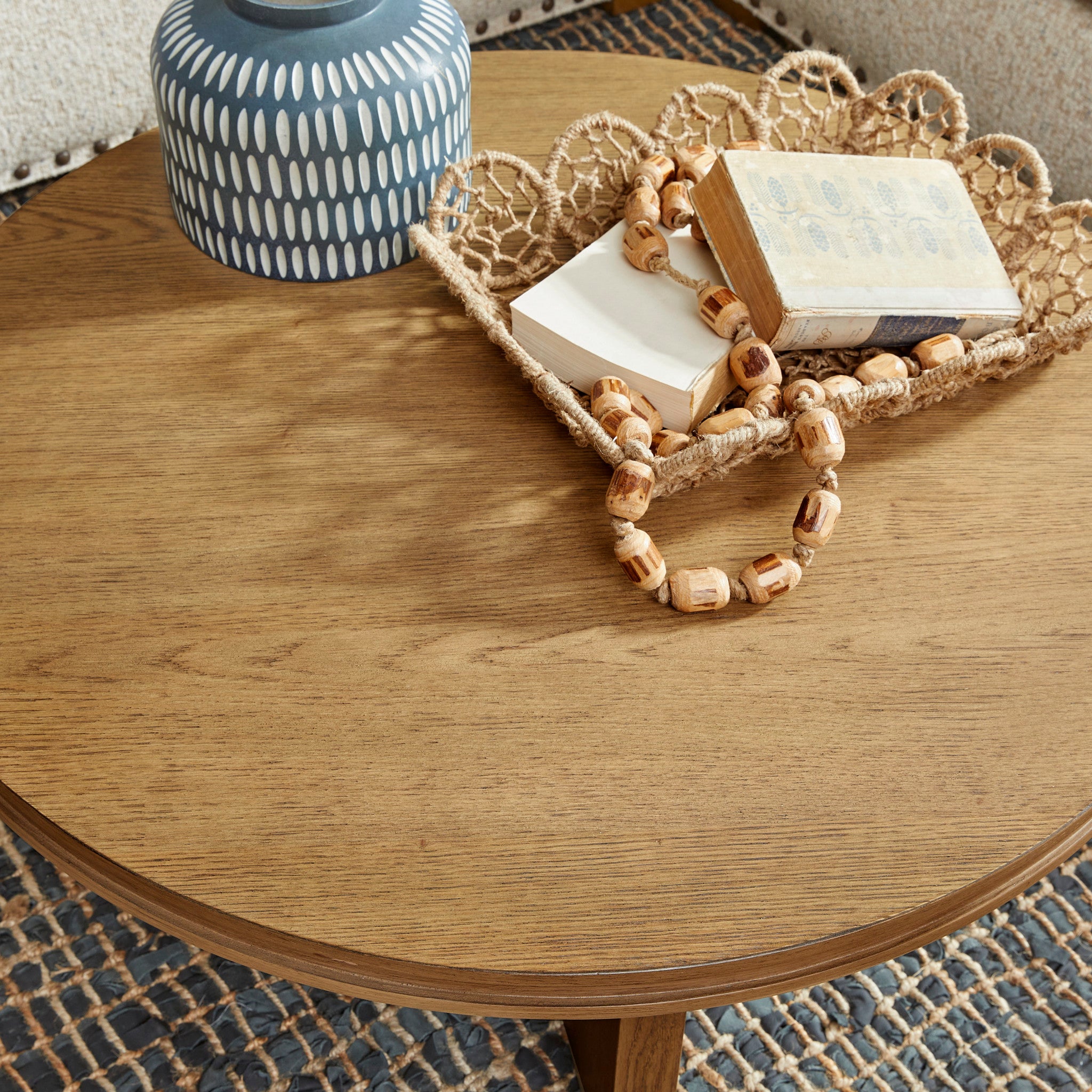 Waterfall Brown Round Coffee Table 4 Waterfall Brown Round Coffee Table