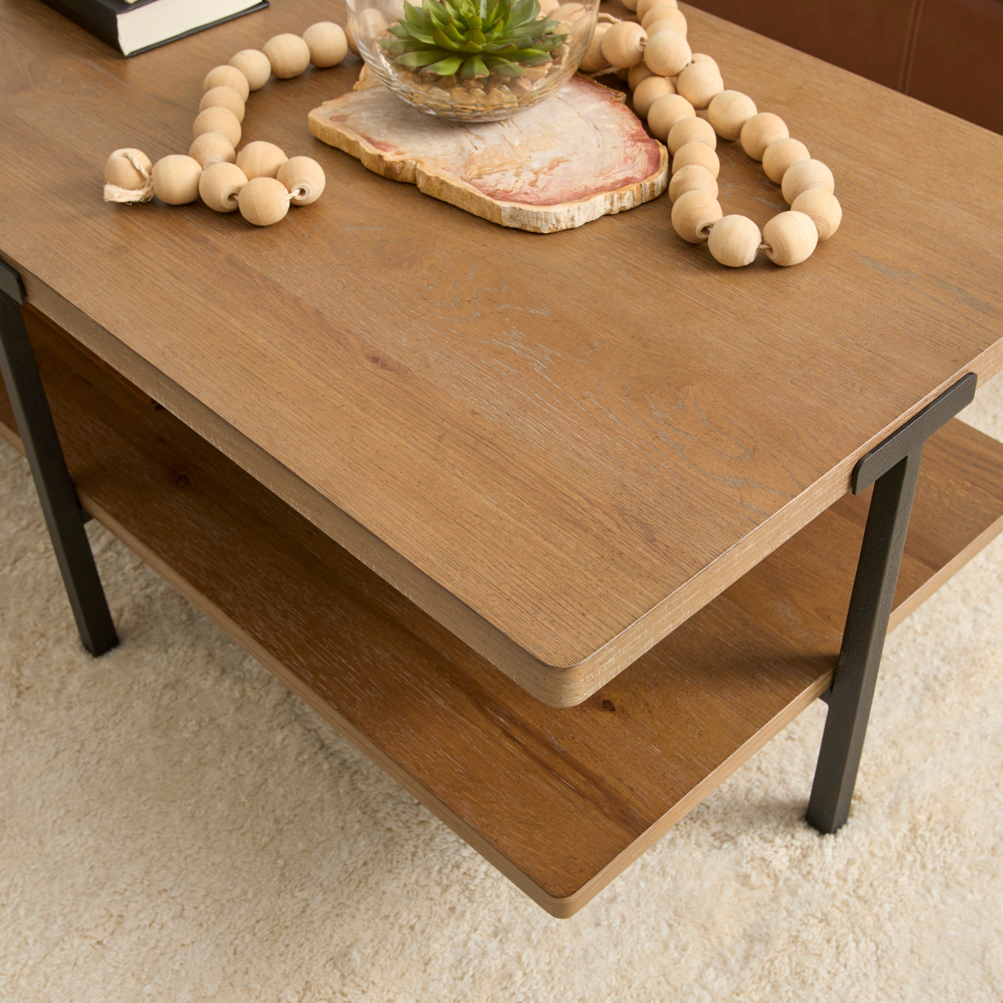 Millwork Brown Rectangular Coffee Table 8 Millwork Brown Rectangular Coffee Table