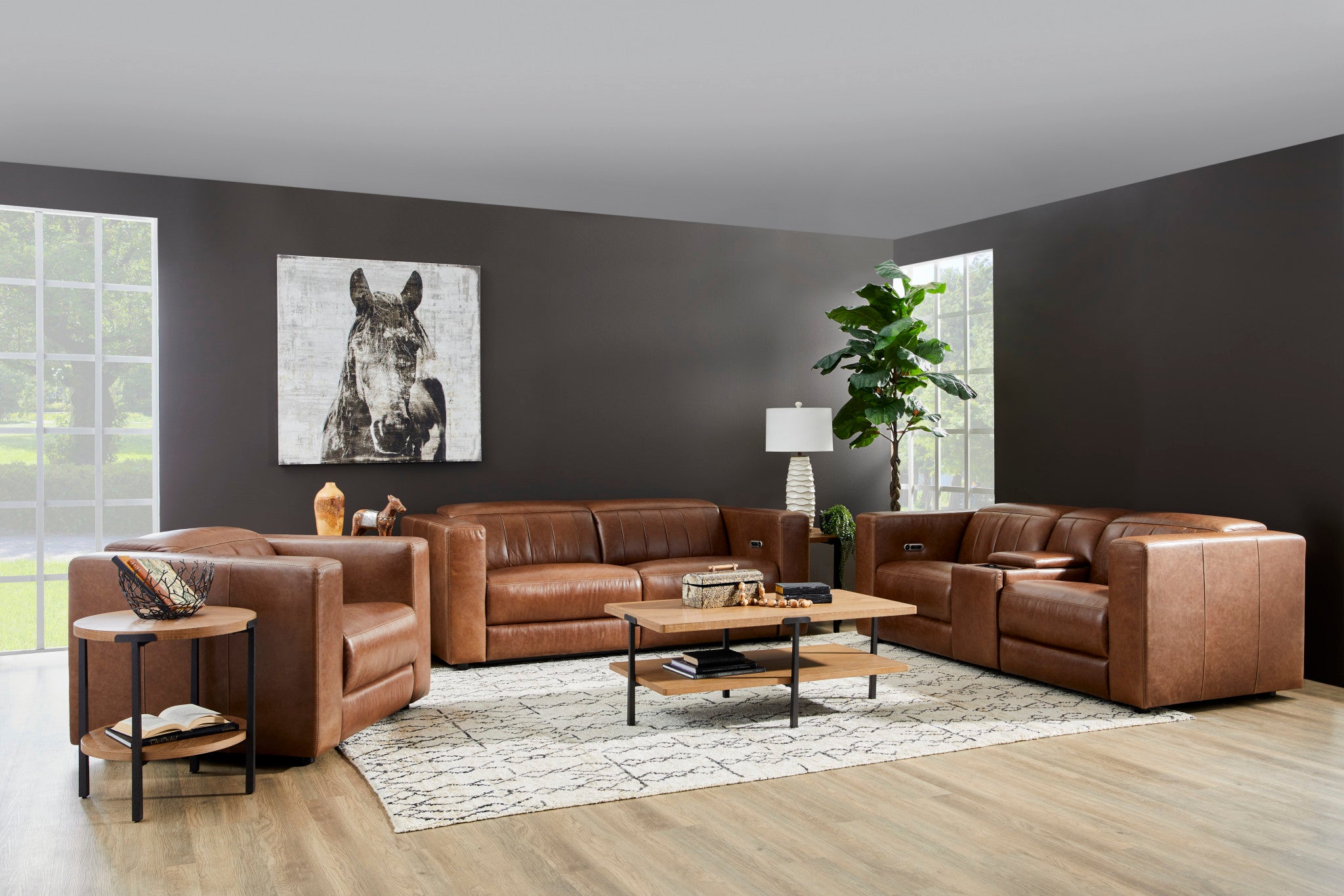 Millwork Brown Rectangular Coffee Table 9 Millwork Brown Rectangular Coffee Table