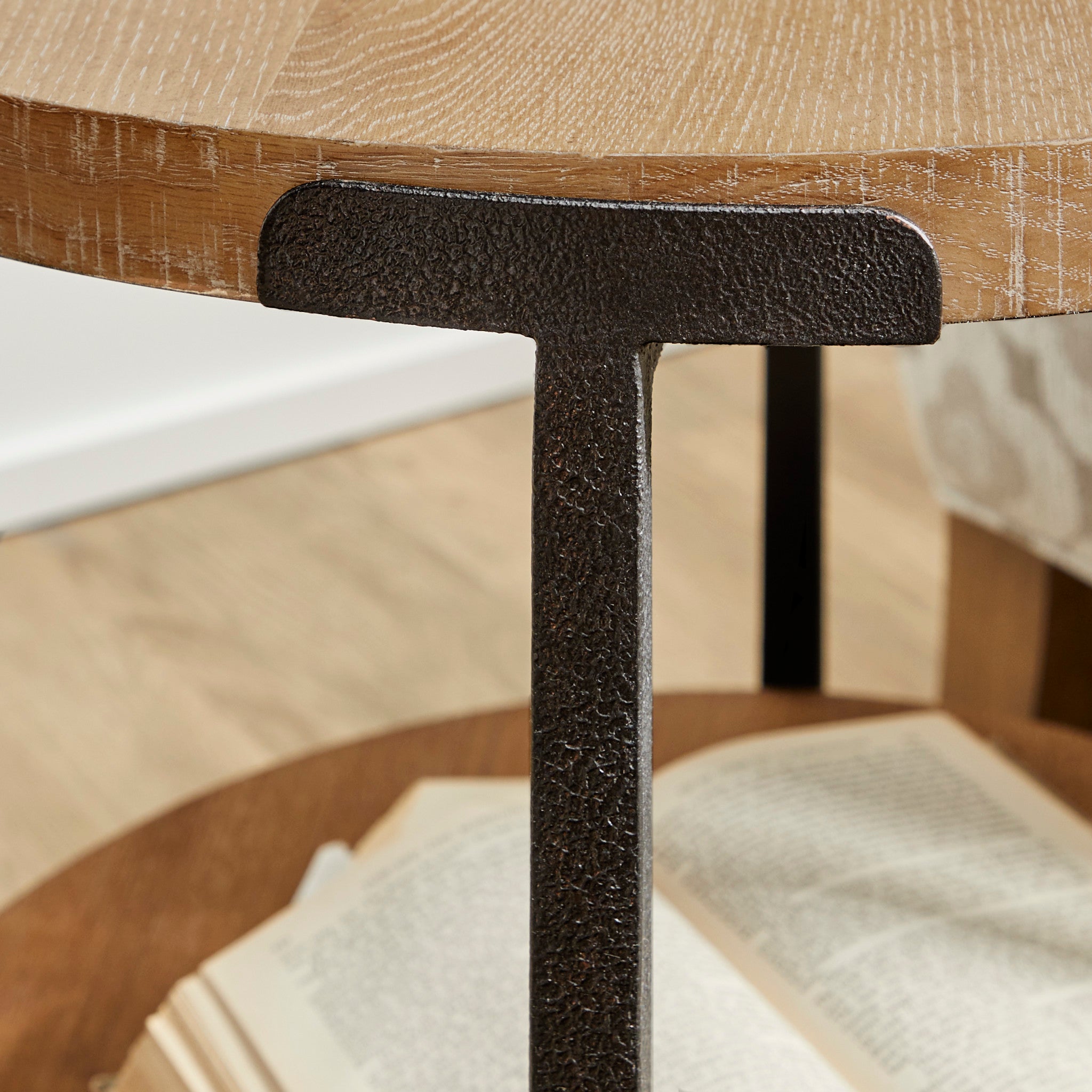 Millwork Brown Round End Table 7 Millwork Brown Round End Table