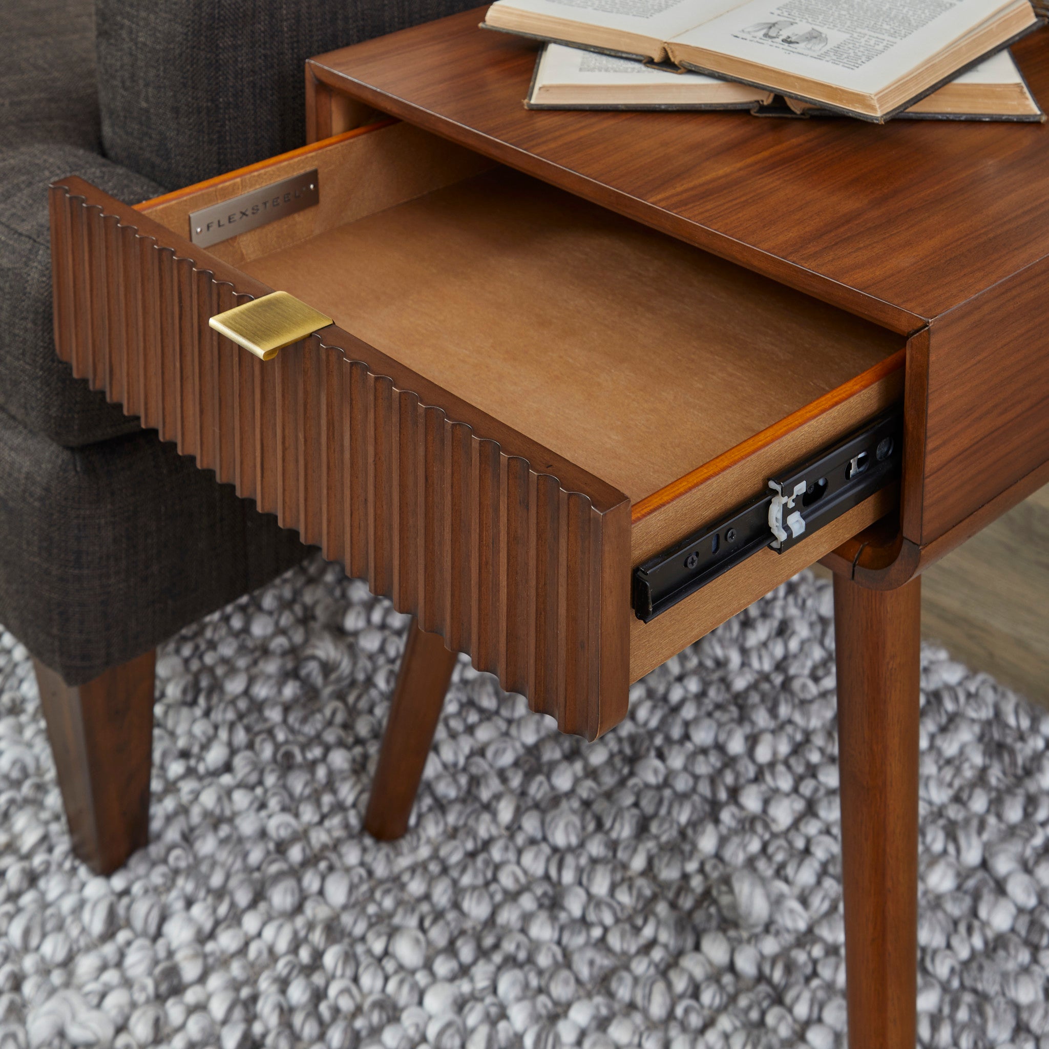 Ludwig Brown End Table 6 Ludwig Brown End Table