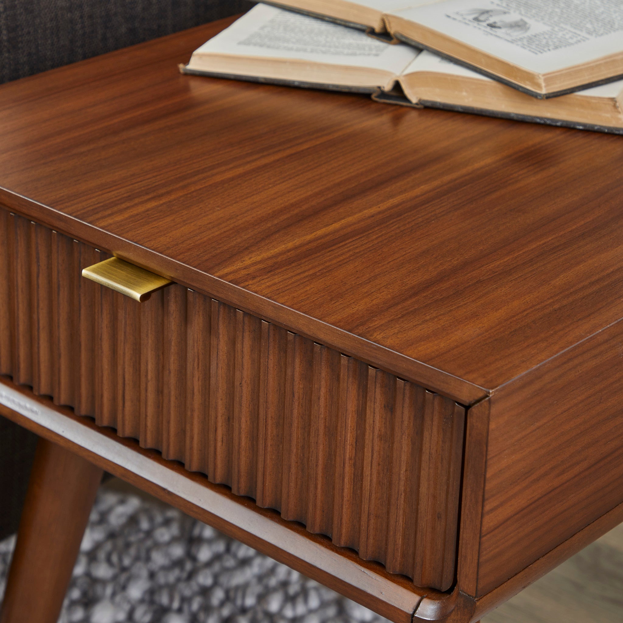 Ludwig Brown End Table 7 Ludwig Brown End Table
