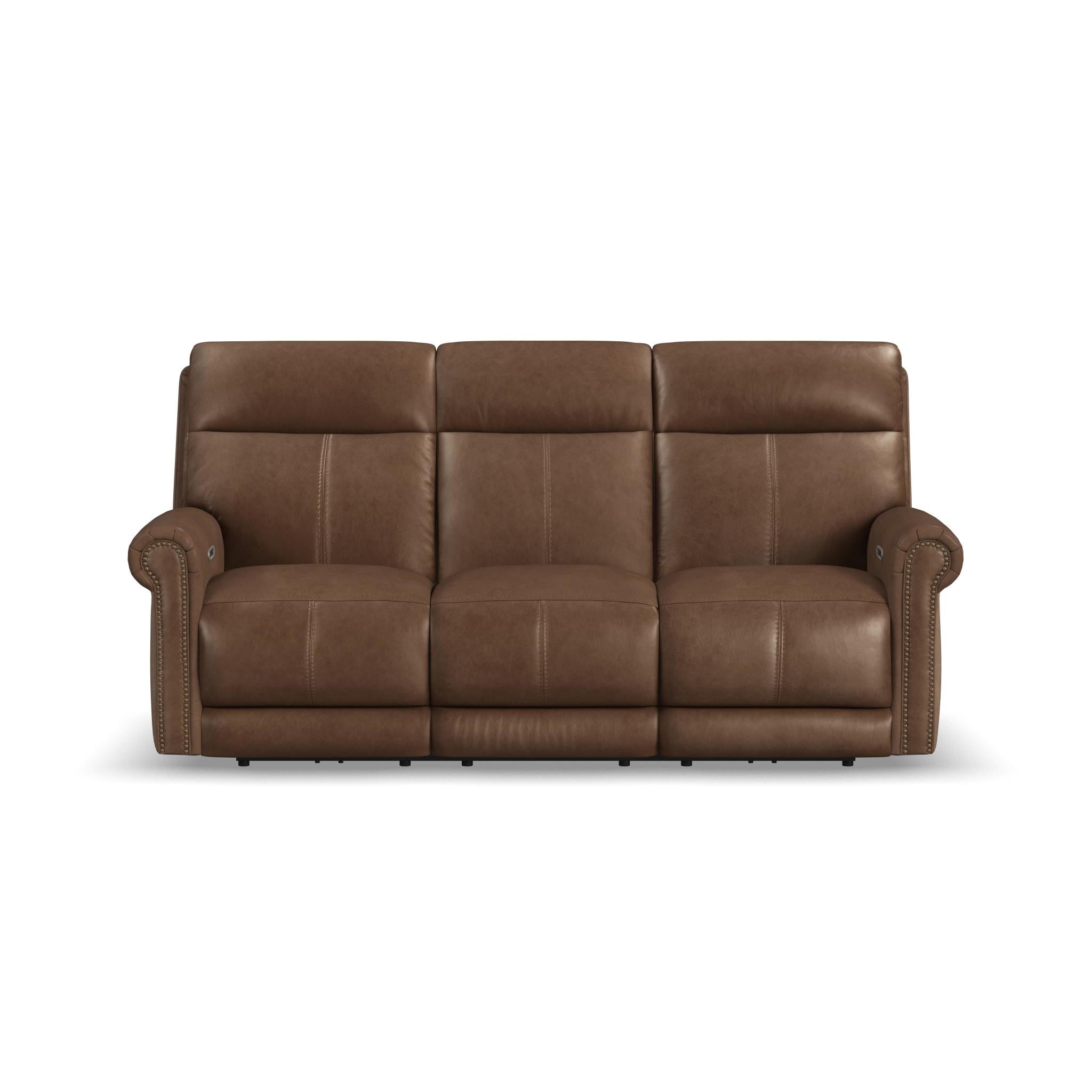 Alexander Power Reclining Sofa with Console, Power Headrest & Lumbar 4 Alexander Power Reclining Sofa with Console, Power Headrest & Lumbar