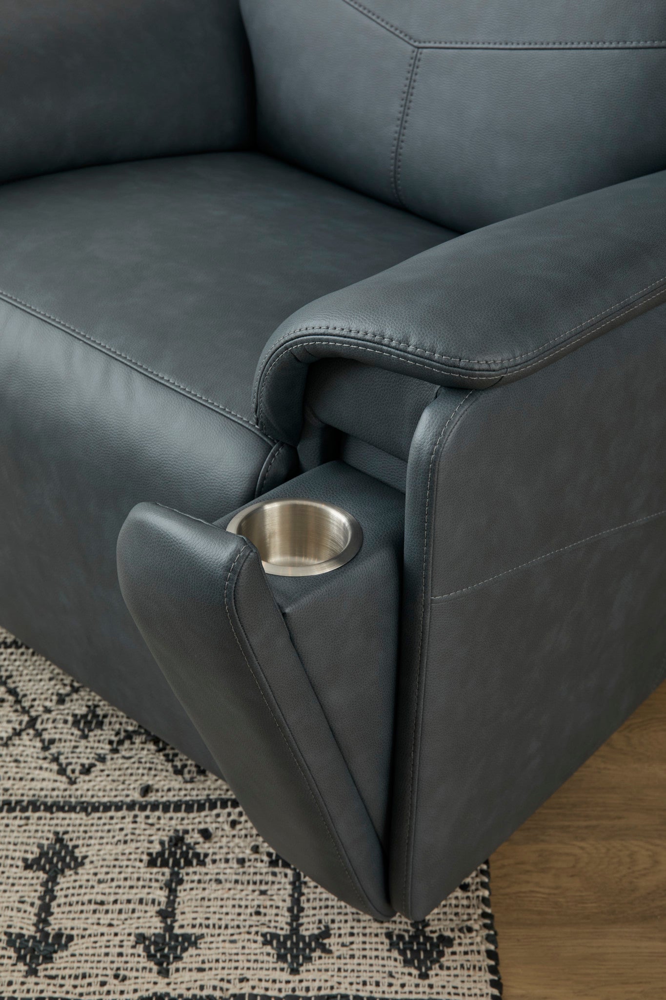 Vernon Admiral Fabric Power Swivel Gliding Recliner with Power Headrest, Lumbar, Heat & Massage 8 Vernon Admiral Fabric Power Swivel Gliding Recliner with Power Headrest, Lumbar, Heat & Massage