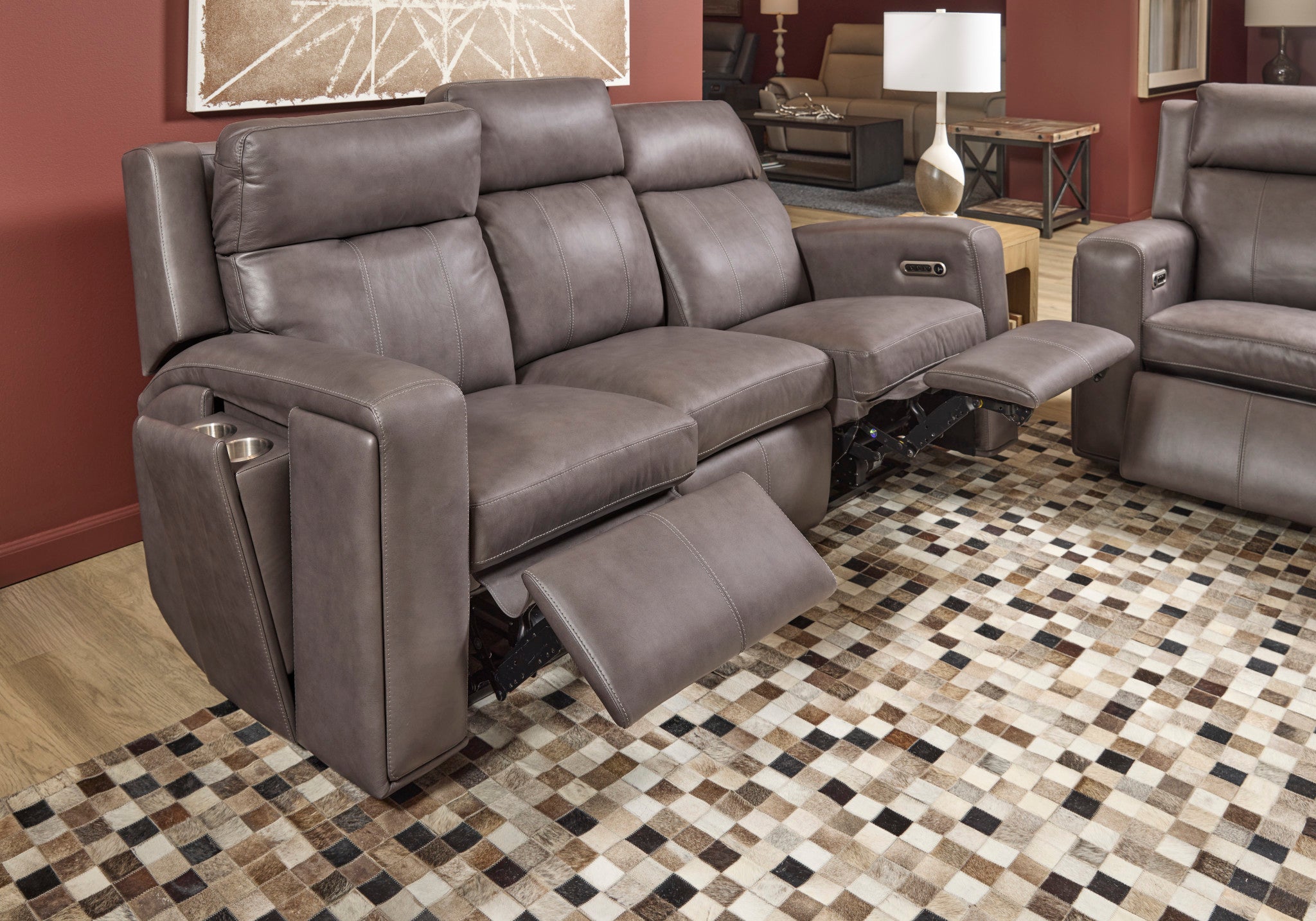 Wyatt Power Reclining Sofa with Power Headrests & Lumbar 3 Wyatt Power Reclining Sofa with Power Headrests & Lumbar