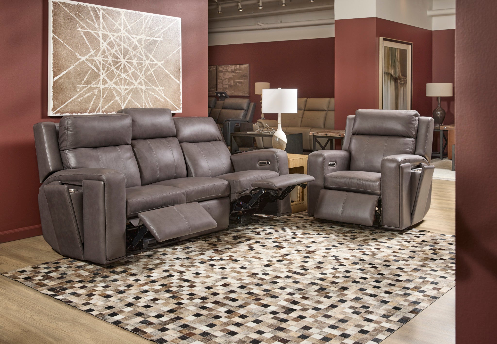 Wyatt Power Reclining Sofa with Power Headrests & Lumbar 9 Wyatt Power Reclining Sofa with Power Headrests & Lumbar