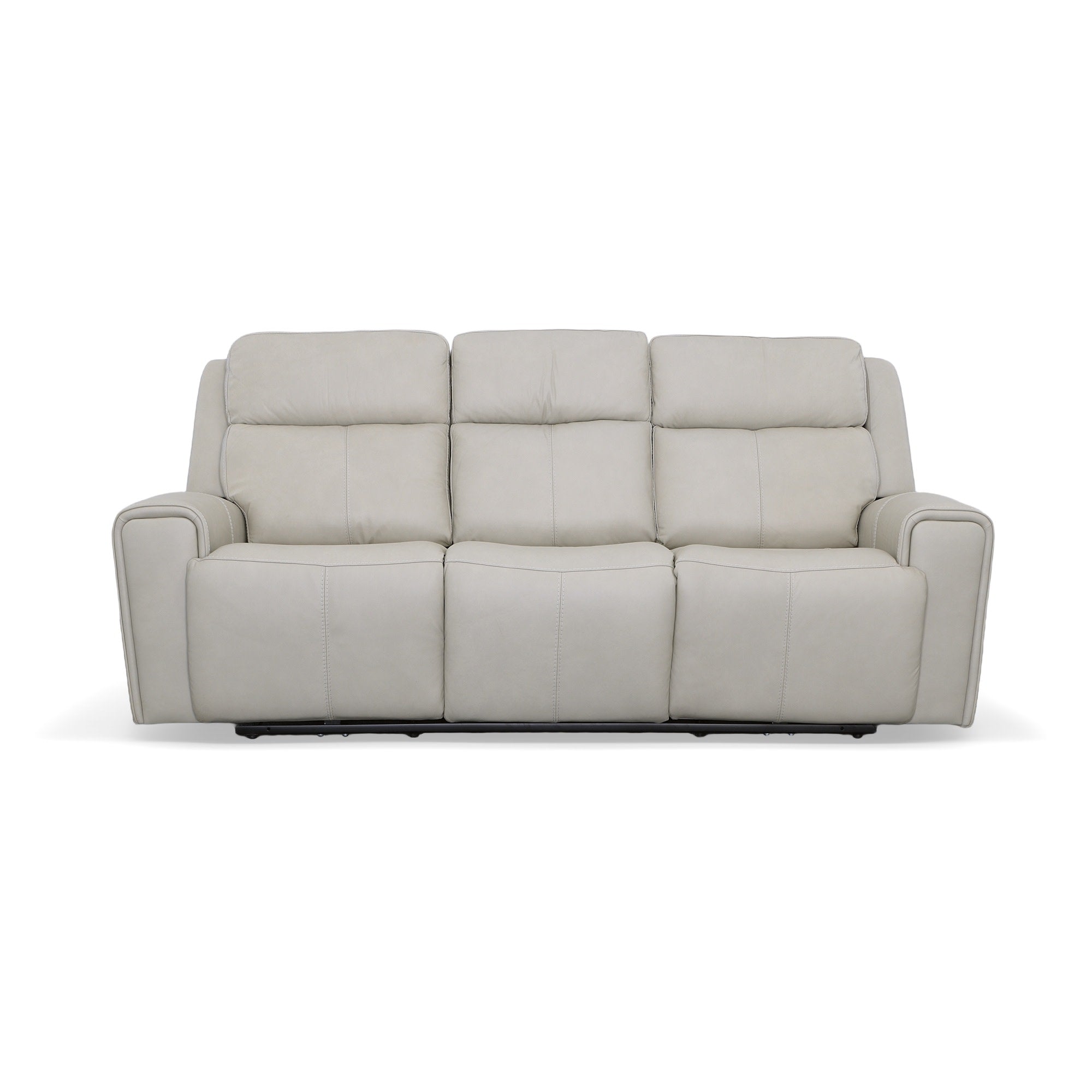Barnett Leather Power Reclining Sofa with Power Headrests & Lumbar 3 Barnett Leather Power Reclining Sofa with Power Headrests & Lumbar